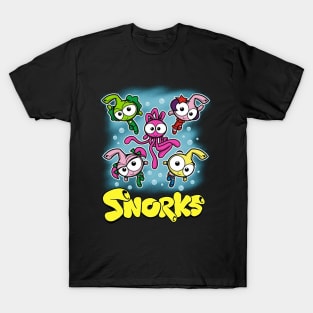 Meet the Snorks Showcase the Quirky Individuals and Vibrant Community of the Beloved Film on a Tee T-Shirt